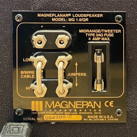 Magneplanar MG 1.6/QR speakers