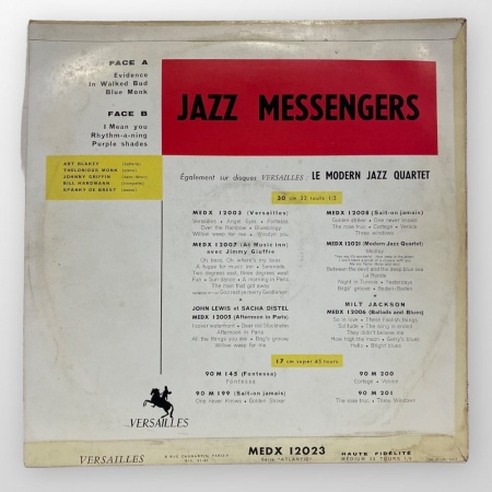 Art Blakey\'s Jazz Messengers Avec Thelonious Monk