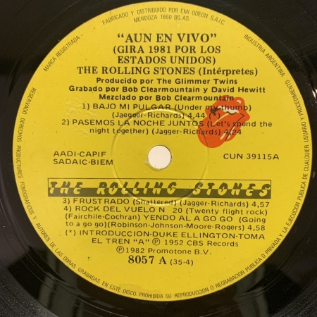 \ Aun En Vivo\  (Gira 1981 Por Los Estados Unidos) = Still Life (American Concert 1981)