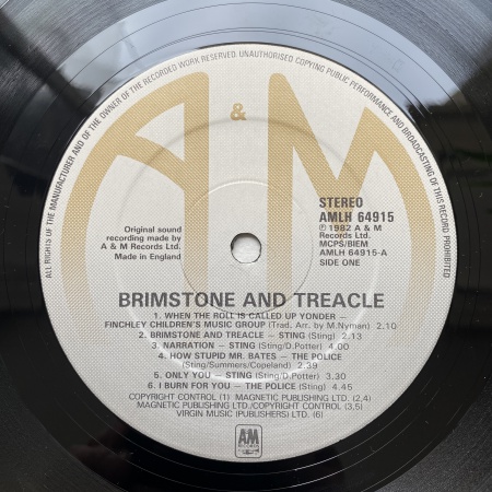 Brimstone & Treacle (Original Soundtrack Album)