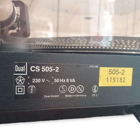 Dual 505-2 turntable