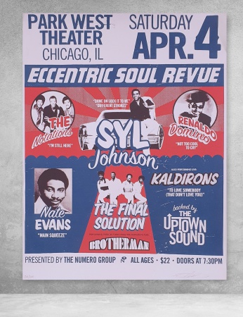 Eccentric Soul Revue - Poster Sérigraphie - The Numero Group