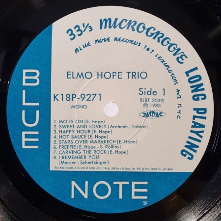 Elmo Hope Trio/Quintet