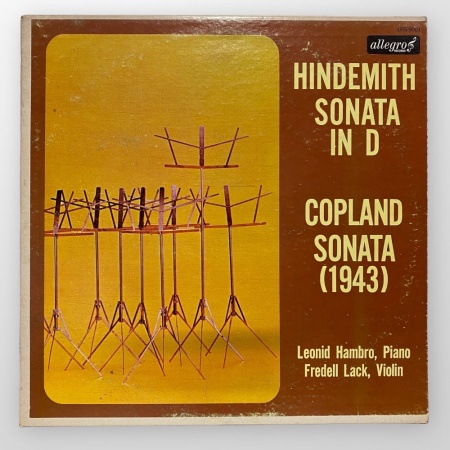 Hindemith Sonata In D / Copland Sonata (1943) 
