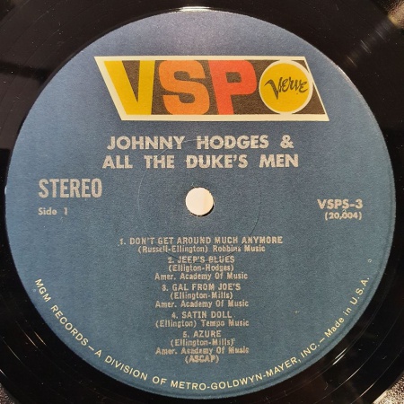 Johnny Hodges & All The Duke\'s Men