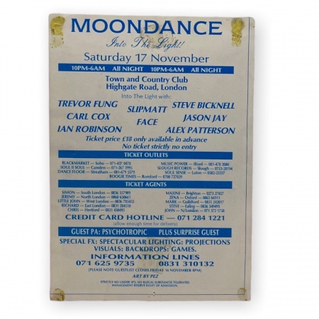 Moondance - Rave Flyer - Pez