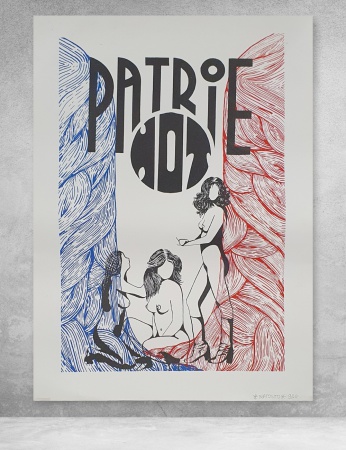 Patrie hot - Poster Sérigraphie - Natosito