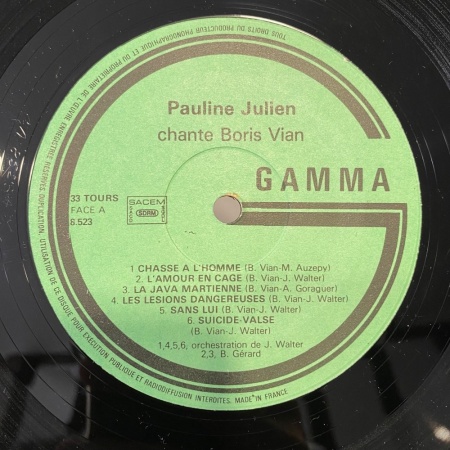 Pauline Julien Chante Boris Vian