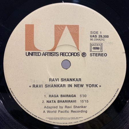 Ravi Shankar In New York