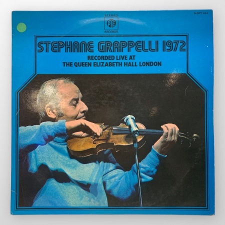 Stéphane Grappelli 1972 Recorded Live At The Queen Elizabeth Hall London