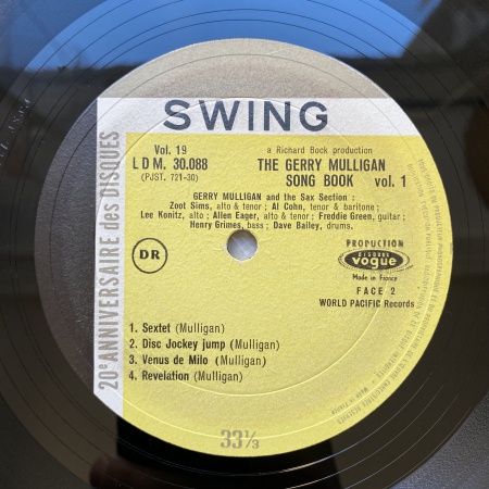 The Gerry Mulligan Songbook Volume 1
