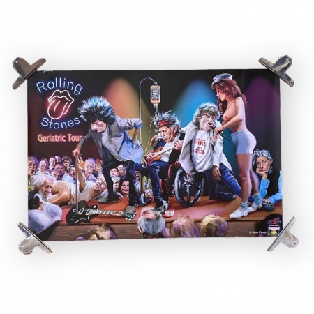 The Rolling Stones - Bridges to Babylon Promo Poster